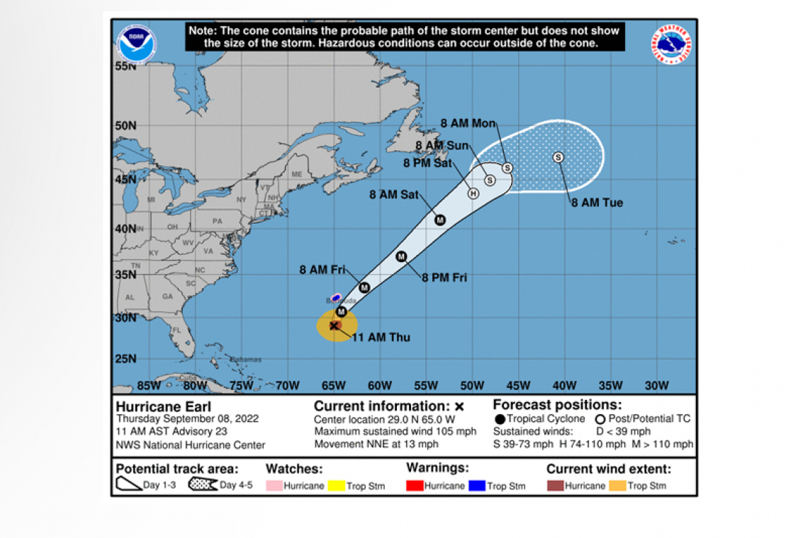 ...EARL NOW MOVING NORTH-NORTHEAST...