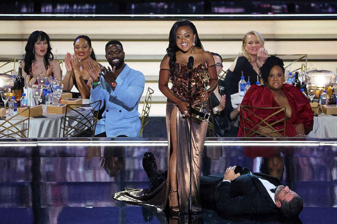 Quinta Brunson helps broadcast break through at Emmy awards