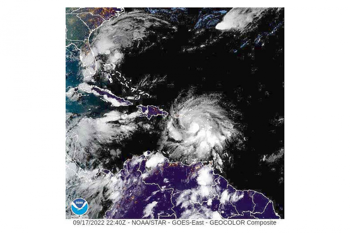 EVENING WEATHER FORECAST FOR ST. MAARTEN 