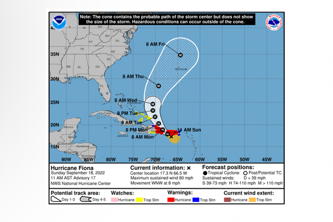 ...HURRICANE CONDITIONS CONTINUING OVER PORTIONS OF THE DOMINICAN REPUBLIC...