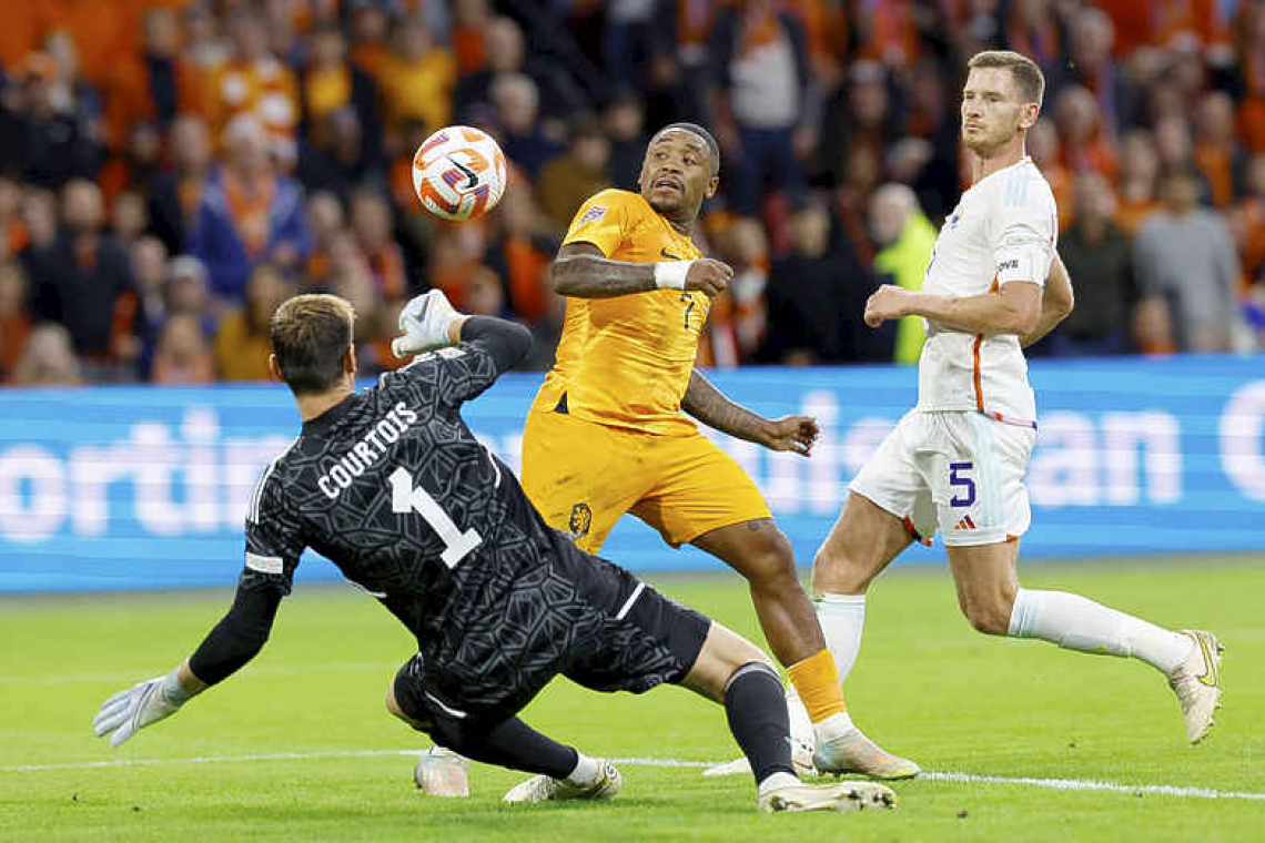    Van Dijk header secures top spot for Dutch in Nations League group