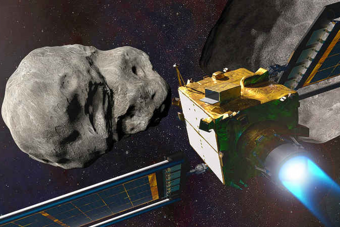 NASA's DART spacecraft hits target asteroid in first planetary defense test