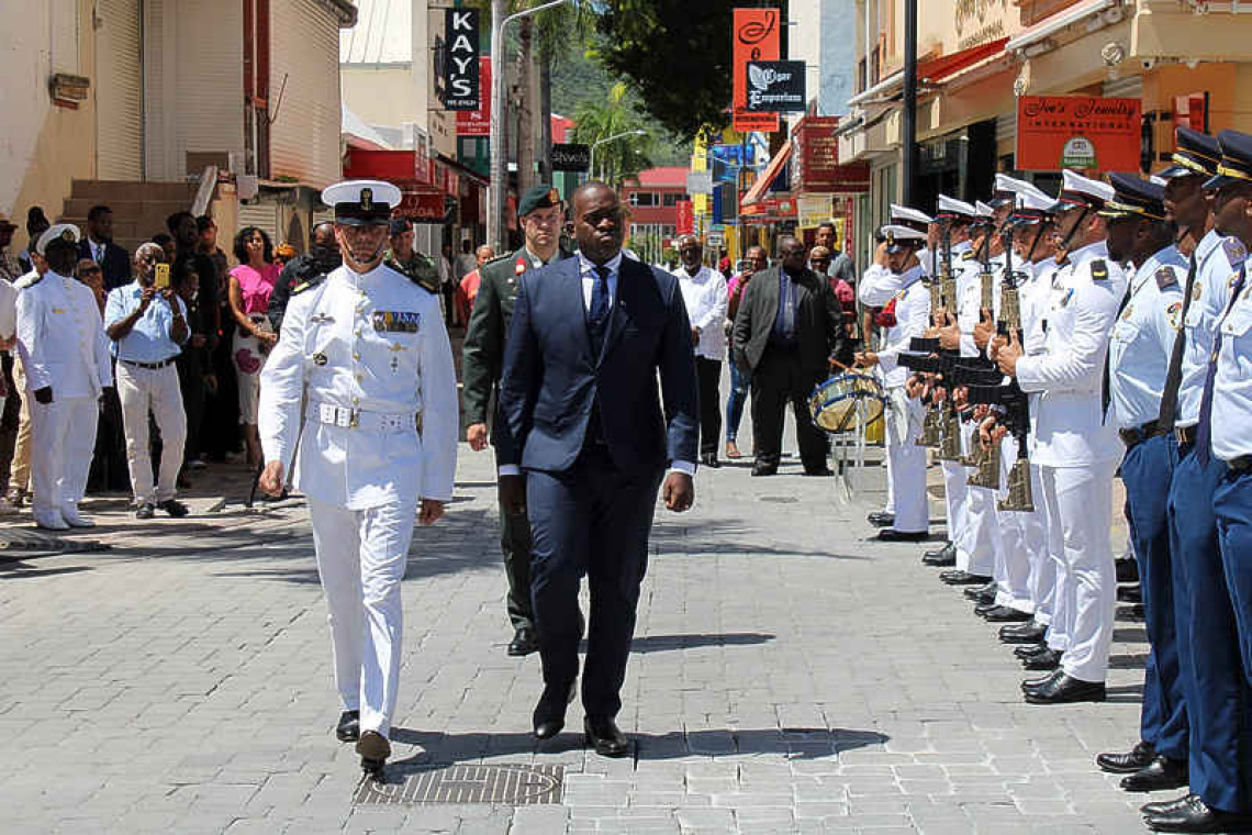 Ajamu Baly takes the torch as Governor of St. Maarten