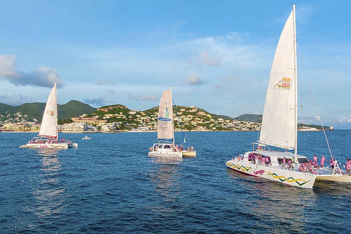 Aqua Mania Adventures’ Pink Sunset Sail  raises close to $7,000 for breast cancer awareness