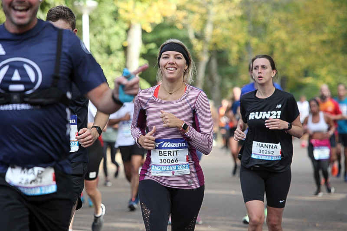 Three St. Maarten runners take part in Amsterdam Marathon