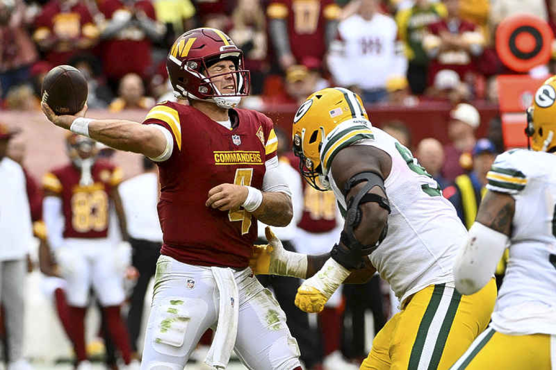 Commanders hand Packers third straight loss behind Heinicke