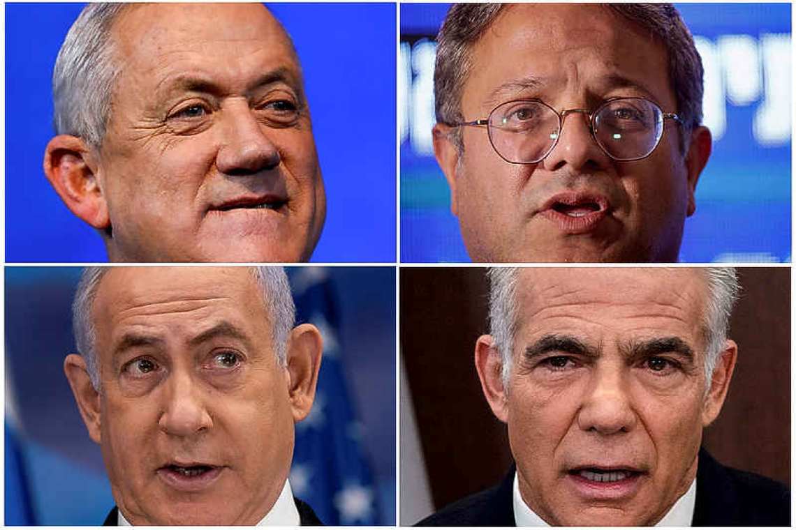  Netanyahu pushes comeback bid in tight Israeli election race