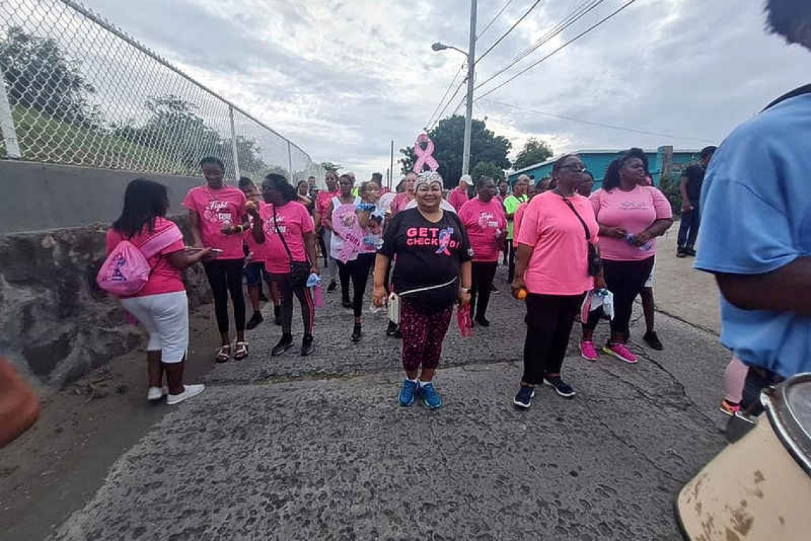 Pink Walk Parade  draws large turnout