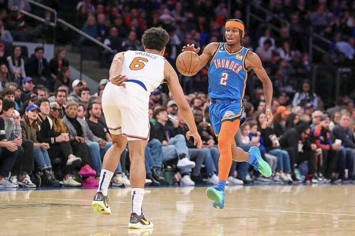 Knicks score team-record 48 points in first quarter, still lose to Thunder