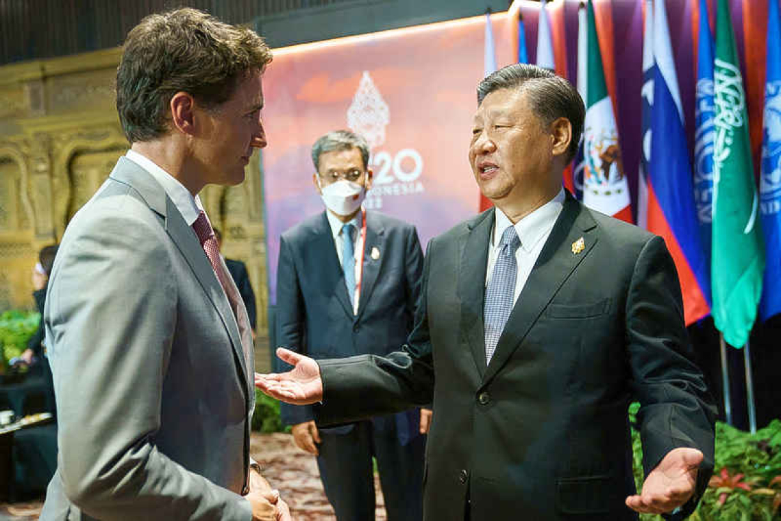 Xi confronts Trudeau at G20 over media leaks