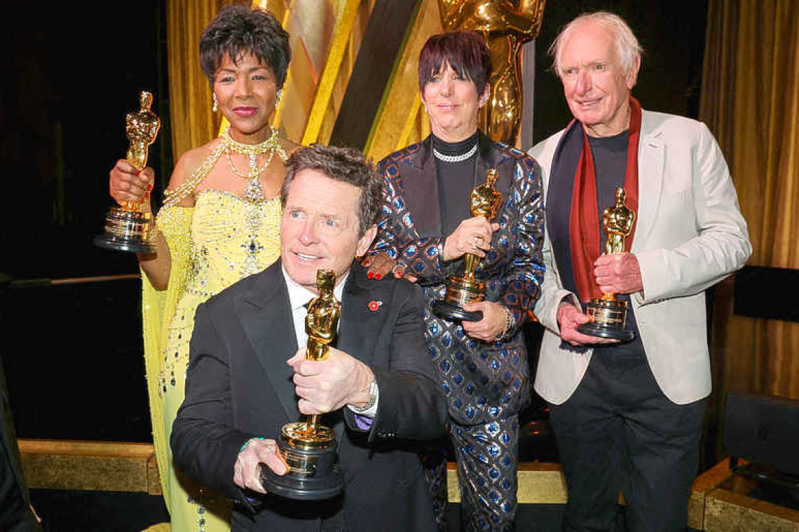 Michael J. Fox accepts honorary Oscar for Parkinson's advocacy
