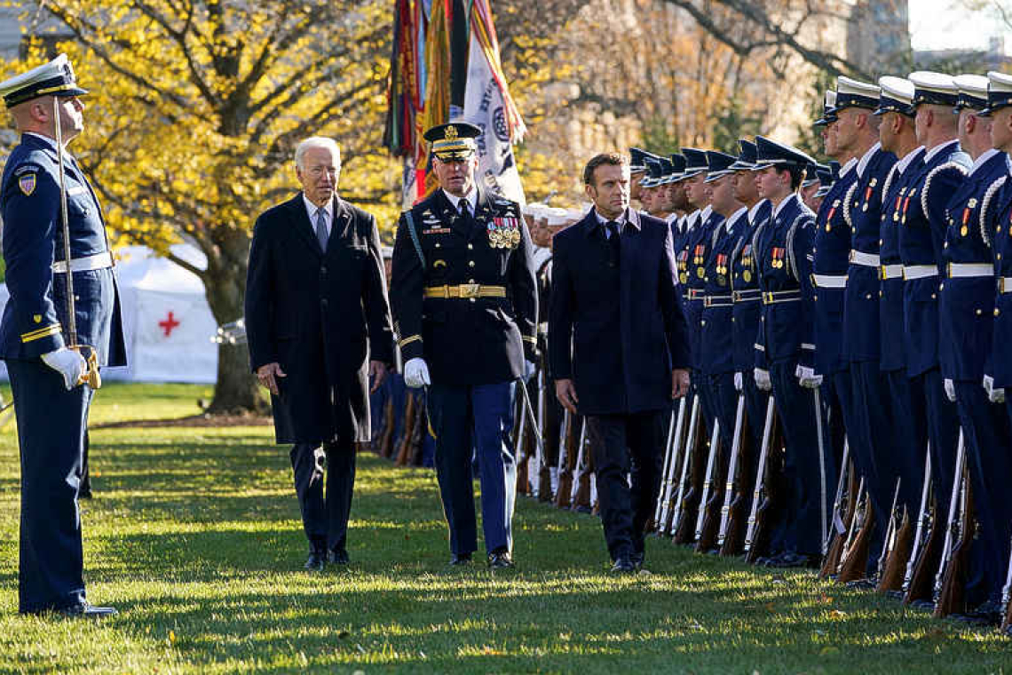 Biden, Macron vow unity on Ukraine and move to conclude subsidy tensions