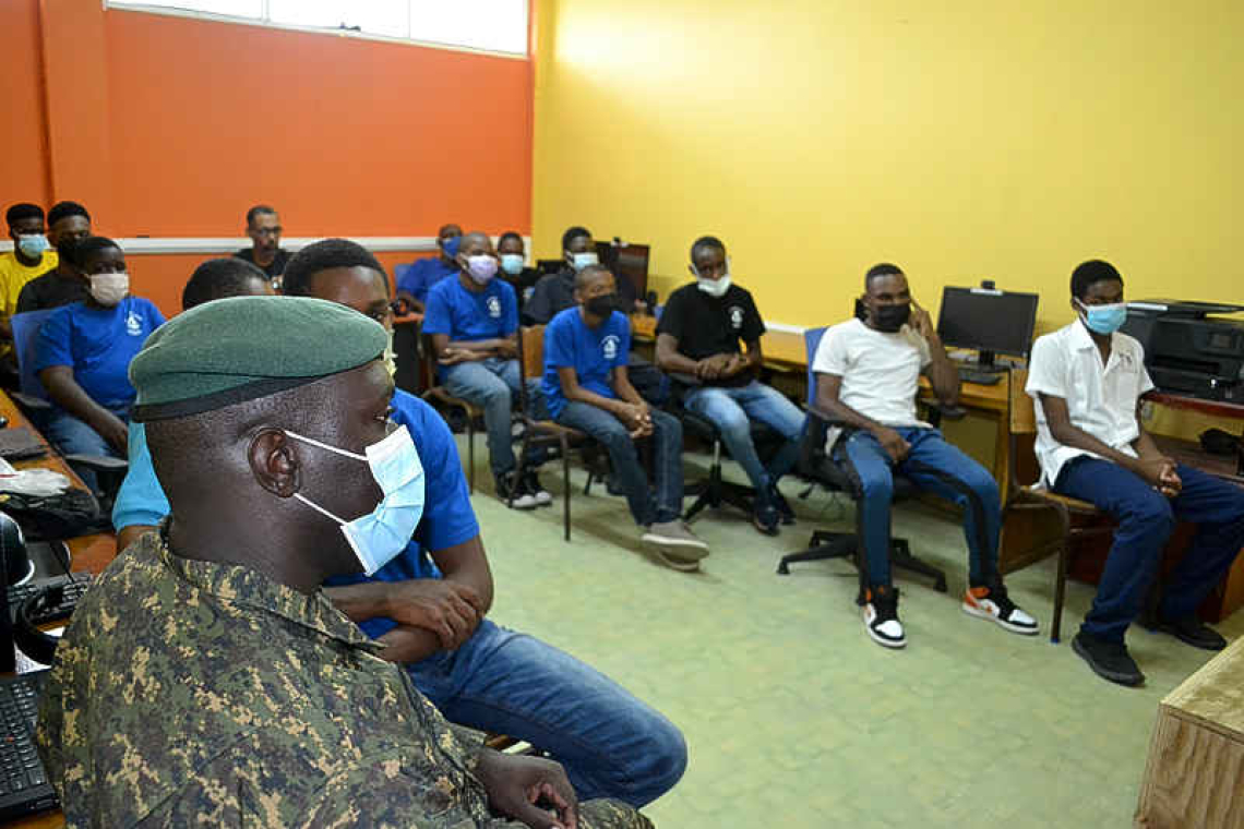 IGT encourages young men at Island  Academy to be positive role models