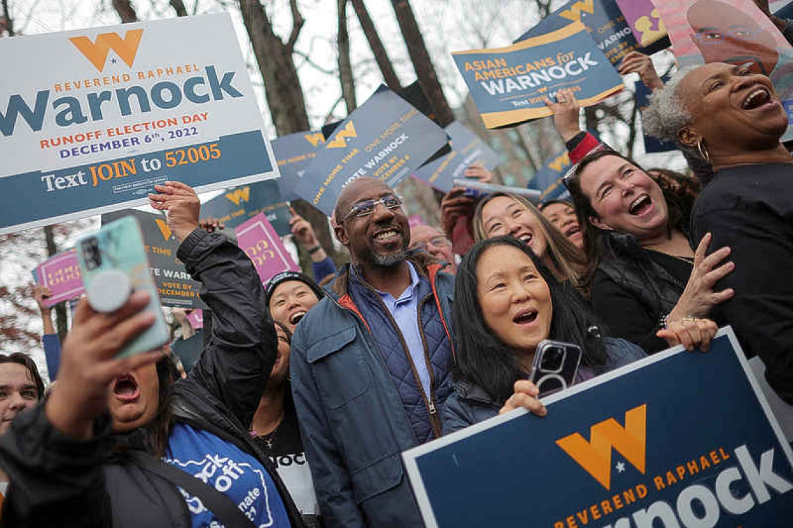 Democratic US Senator wins Georgia runoff