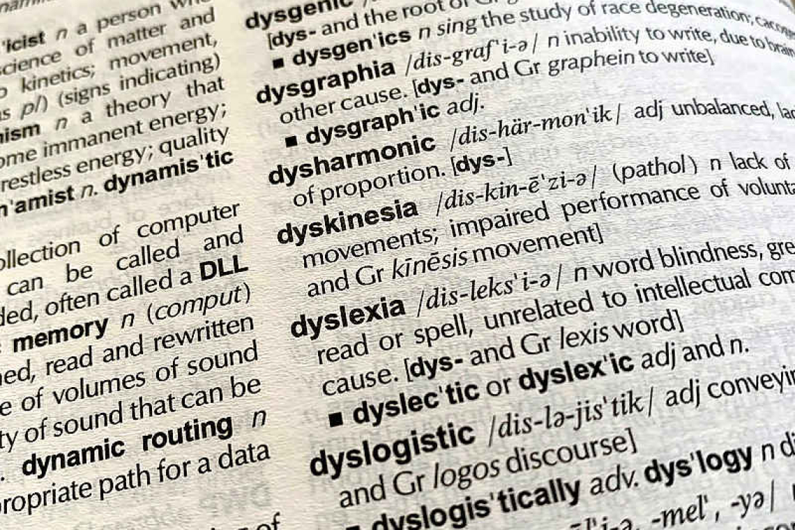 Dyslexia and reaching for language