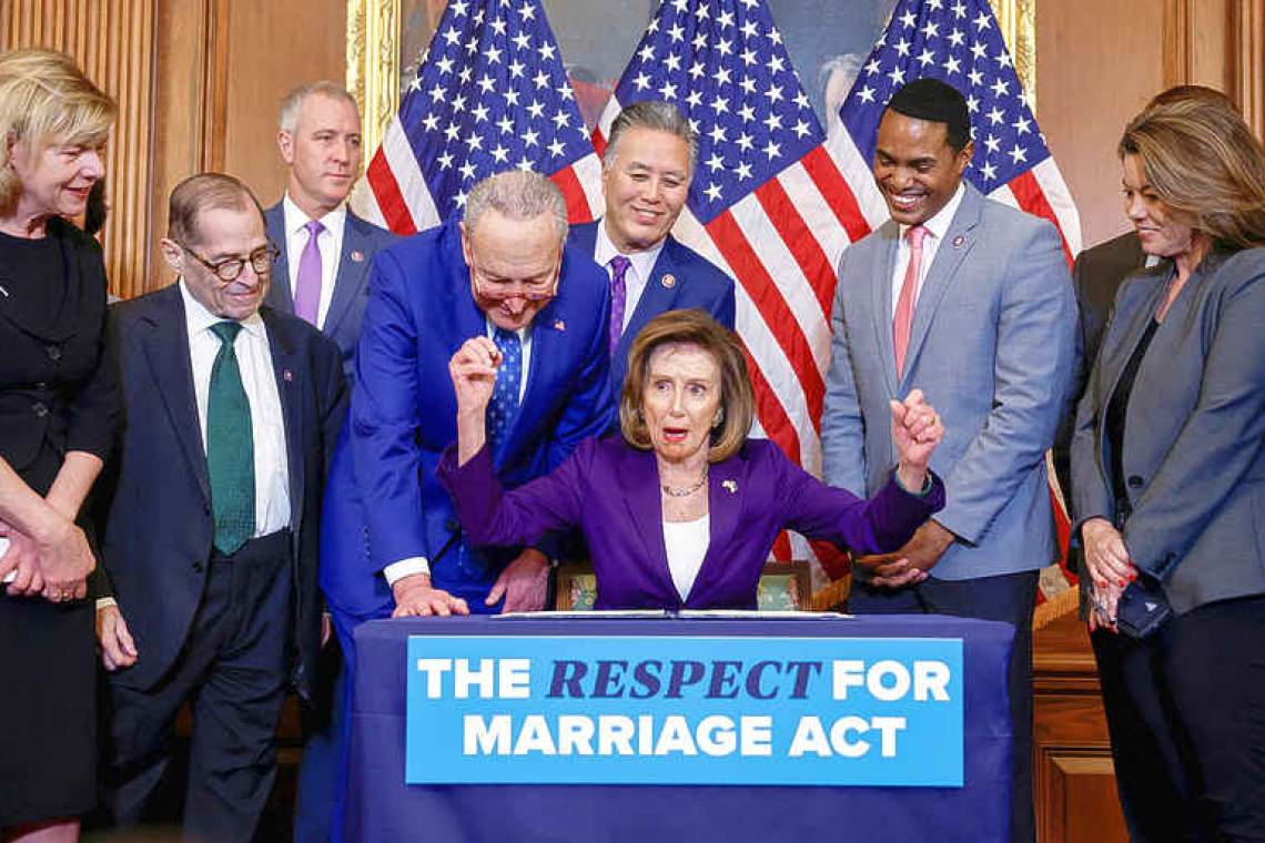US Congress approves landmark bill protecting same-sex marriage
