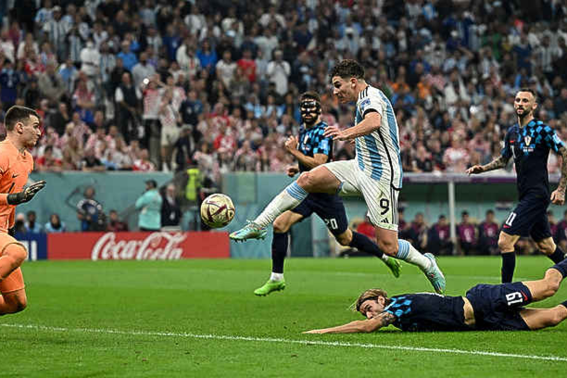 Alvarez and Messi steer Argentina past Croatia into World Cup final