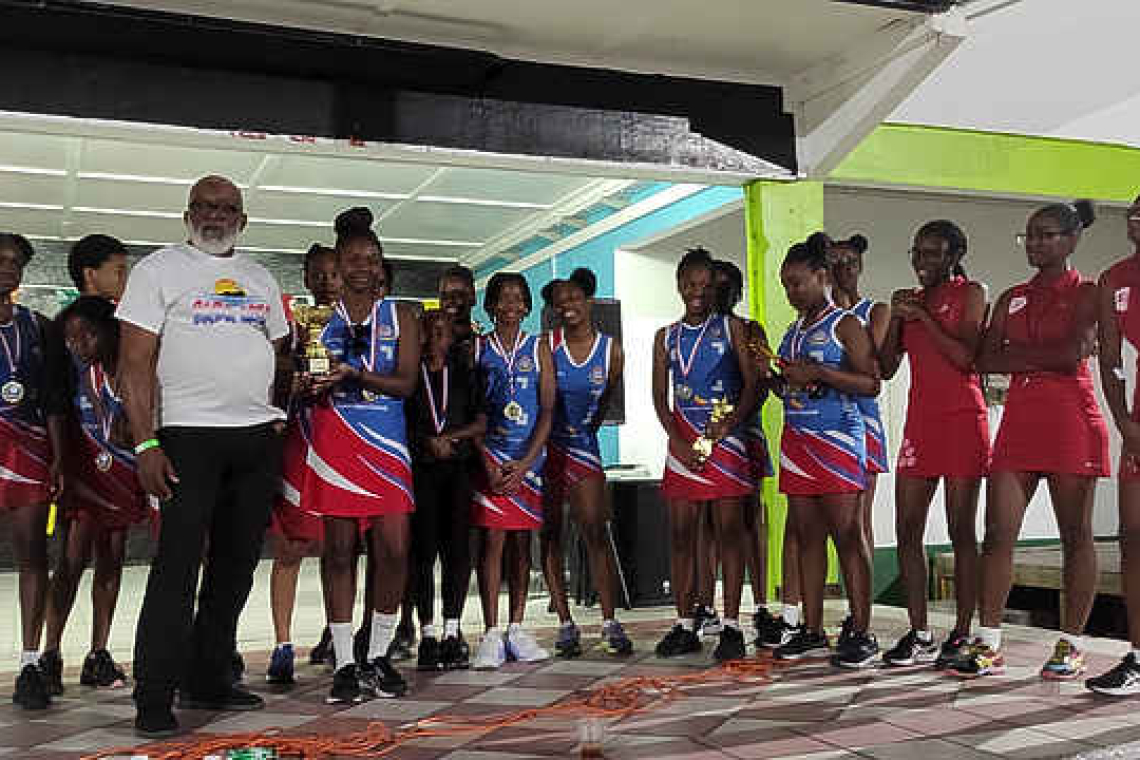  St. Maarten wins Netball Tournament held on Saba