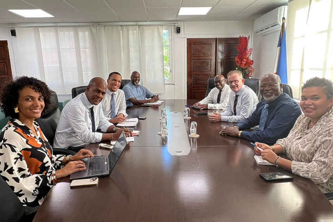 President Serge Letchimy on  official visit from Martinique
