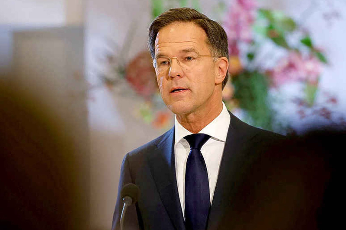 Netherlands PM Rutte apologises  for role of Dutch State in slavery