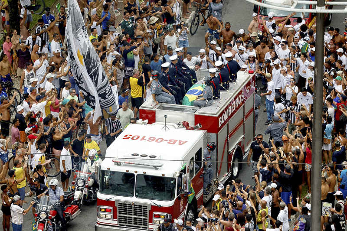 Brazil bids farewell to beloved King Pele