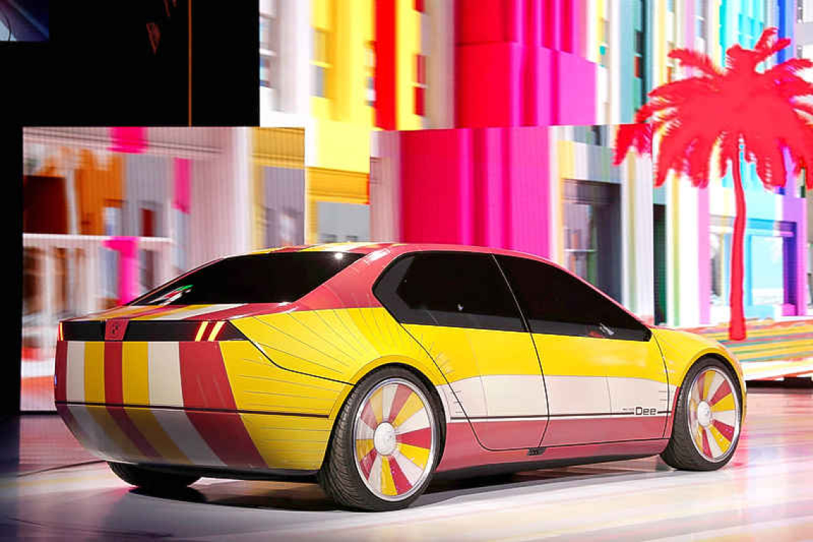 BMW teases a talking car that shifts colours like a chameleon