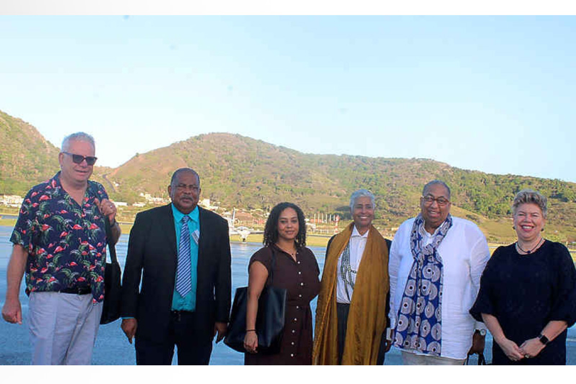 National Museum of  Slavery visits Statia