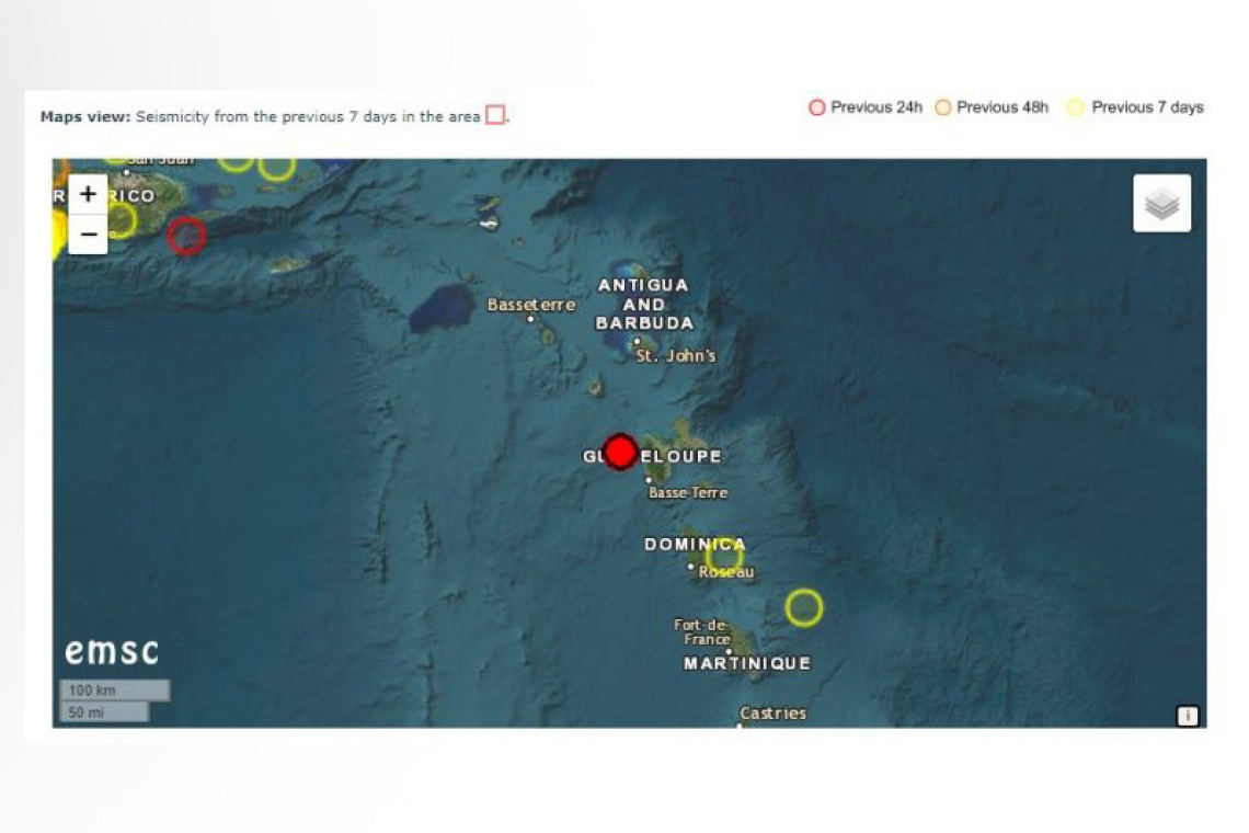 5.4 magnitude earthquake shakes up island