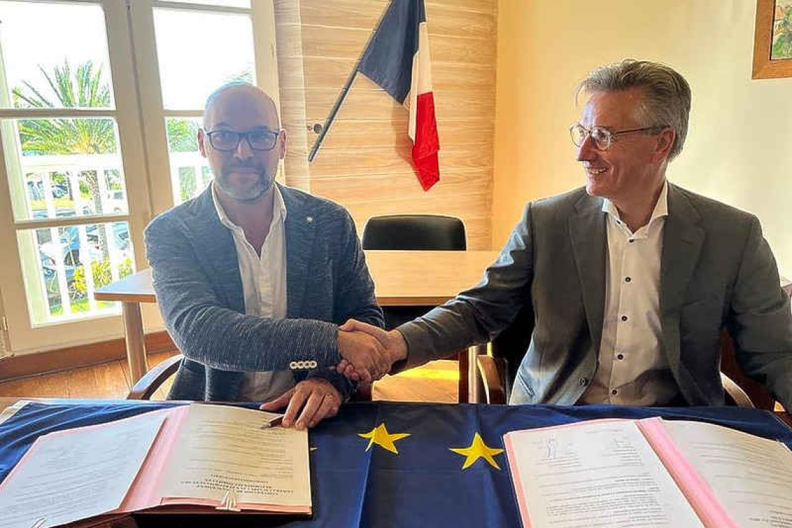 EU signs financing agreements  for Saba, Statia and St. Barths