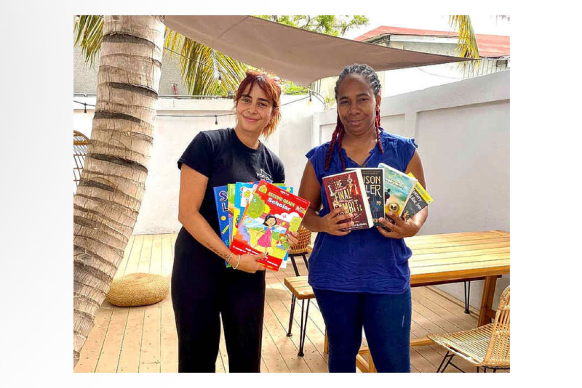 Van Dorp donates 56 books