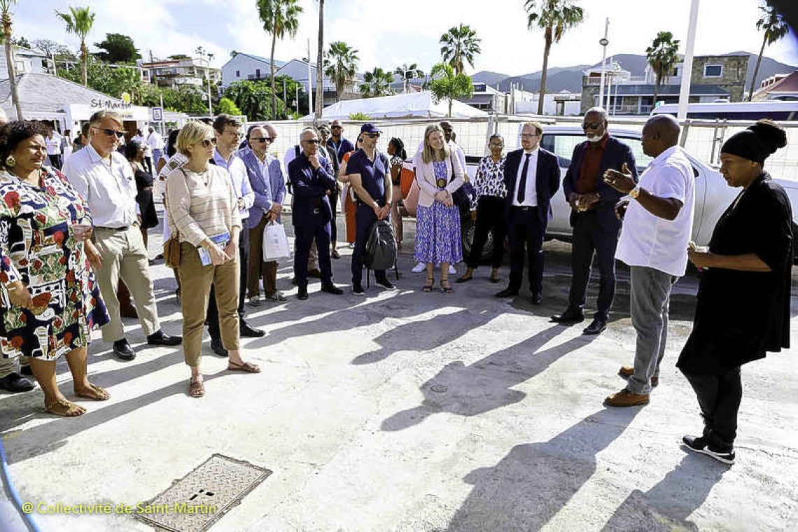 EU funds monitoring committee  on a two-day visit to St. Martin