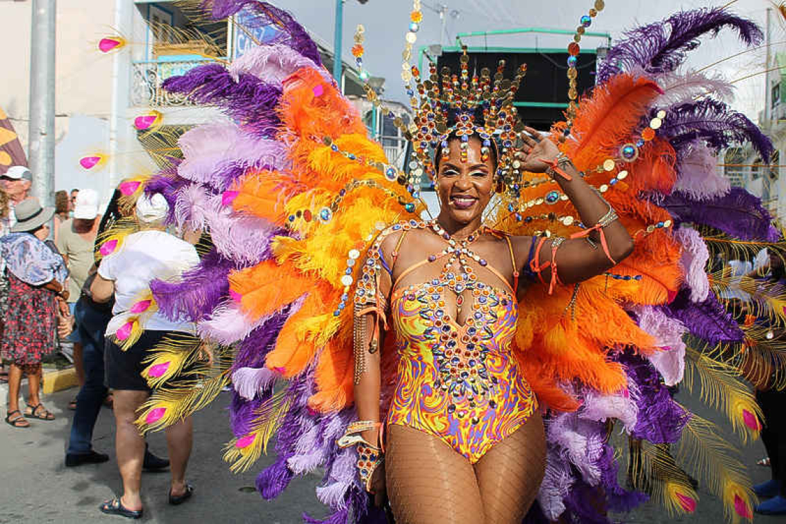 Large turnout of spectators for  Sunday’s adult carnival parade