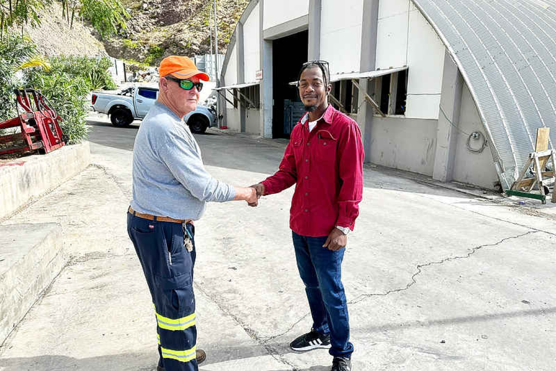 Supervisor takeover at Saba  Waste Management Facility