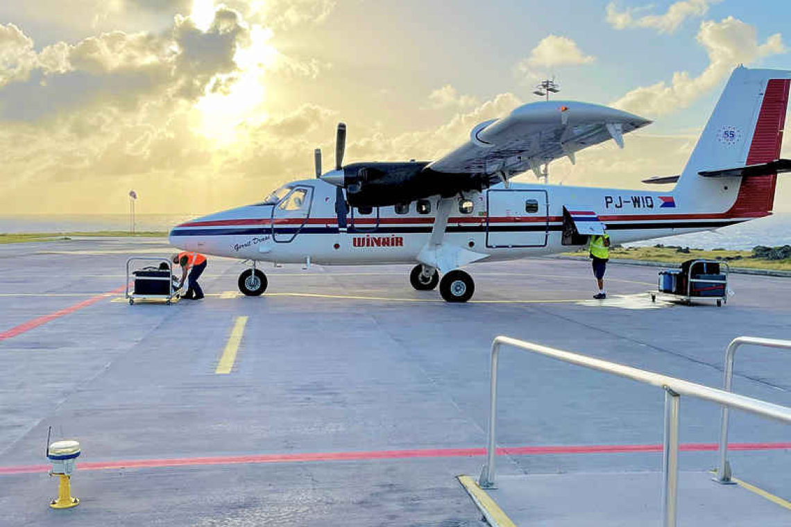 Additional airlift  for Saba, Statia