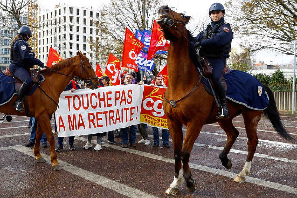 French PM bets there will be a majority to pass pension reform