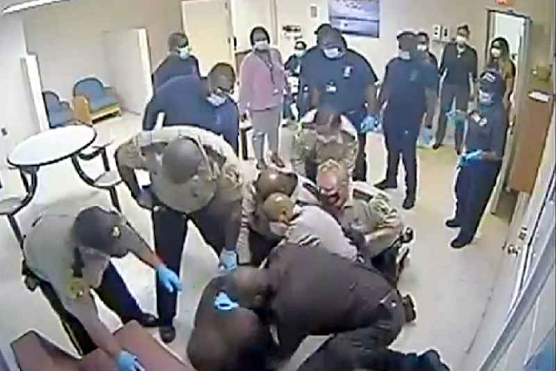 Video shows Virginia deputies restraining Black man who died at mental hospital
