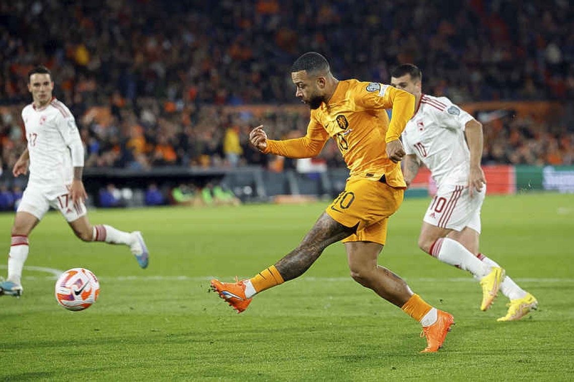 Ake double helps Dutch overcome 10-man Gibraltar in laboured 3-0 win