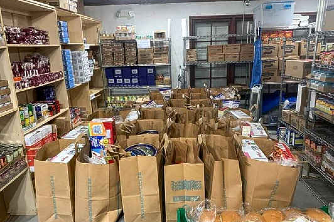 Charity’s food giveaway  has jumped by 60%   