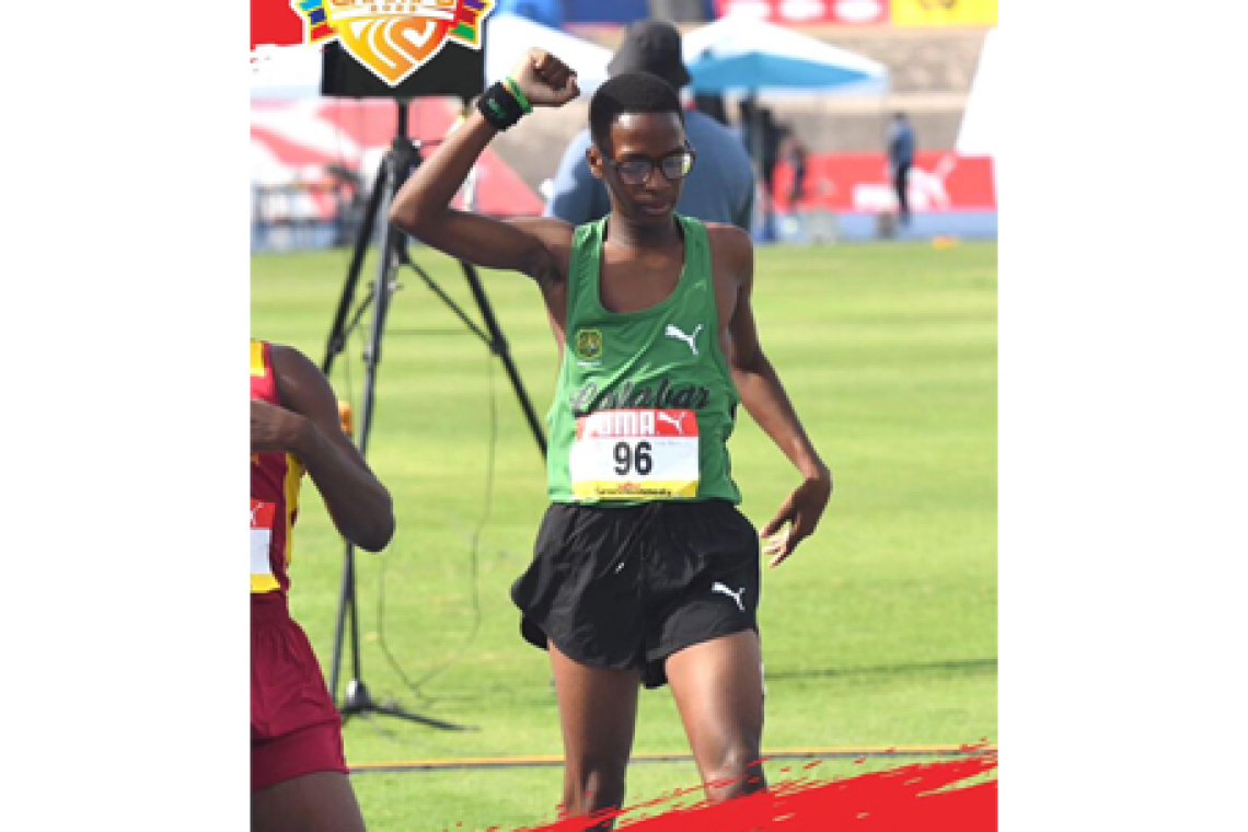 St. Maarten’s Carlos Brison wins 1500 metre Gold in Jamaica
