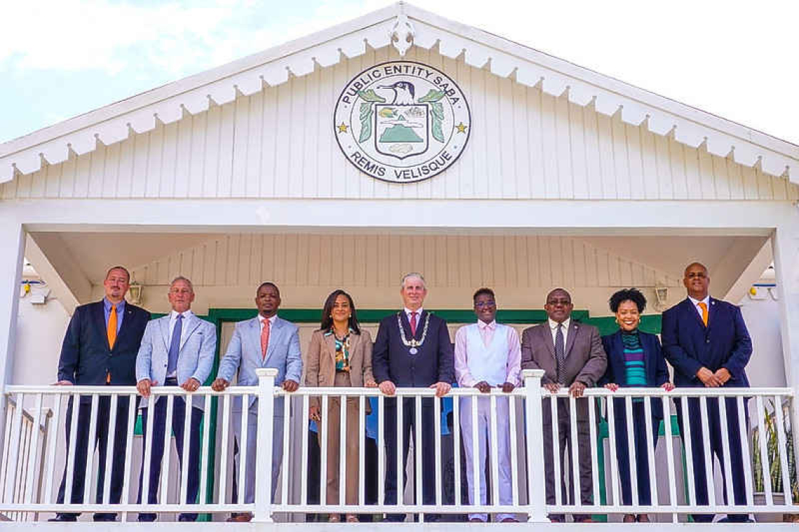 Saba Island Council installed  and Commissioners appointed