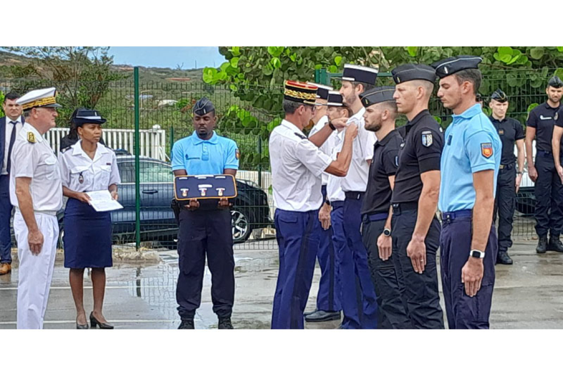 Medal ceremony held at  Gendarmerie barracks