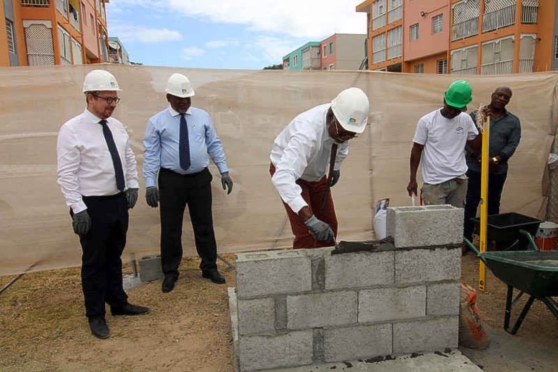 First stone laid for activity  centre in French Quarter