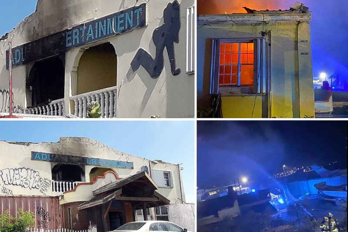  Former Bada Bing/Airport Inn Hotel ablaze