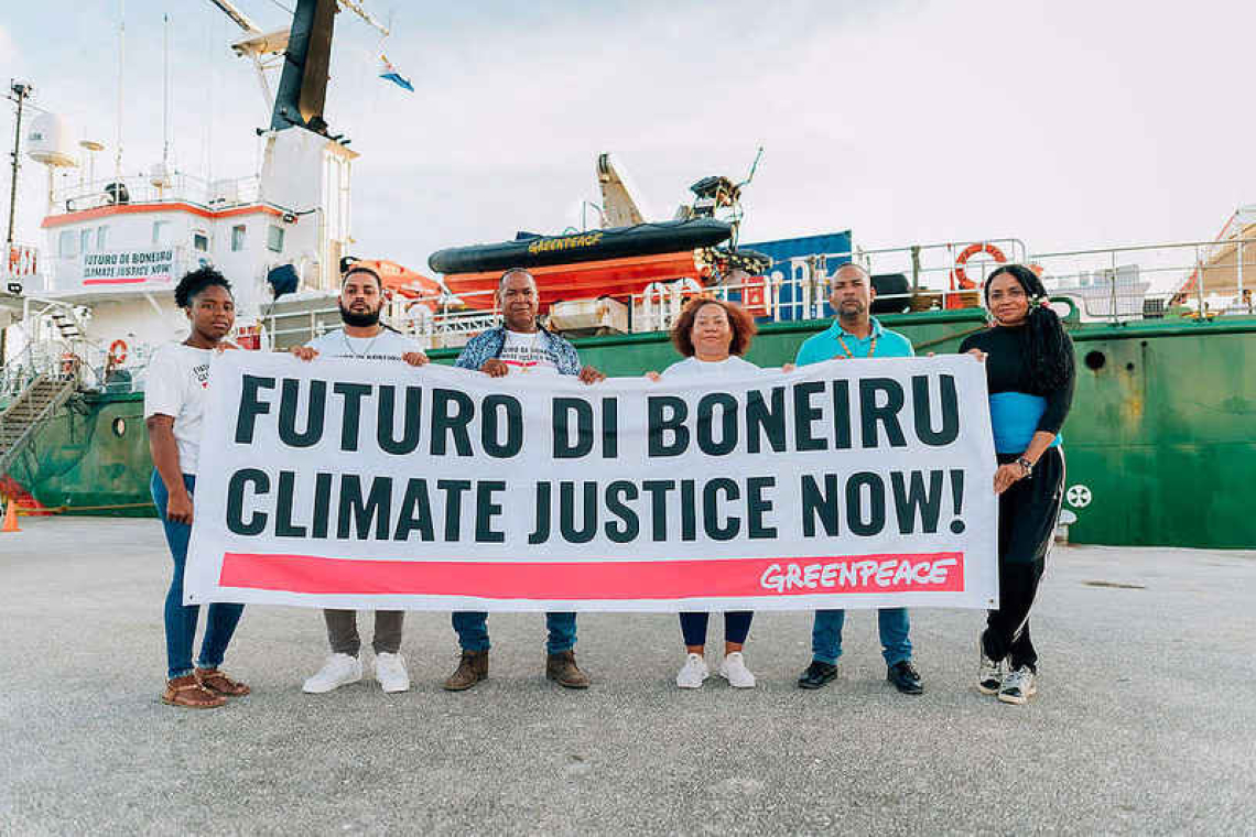    Bonaire residents, Greenpeace  set ultimatum for Dutch govt.