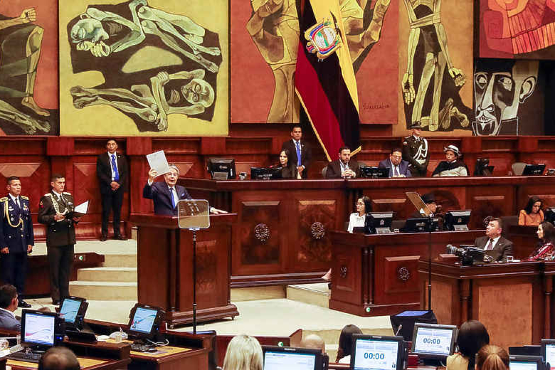 Assembly begins impeachment hearing against Ecuador’s Lasso 