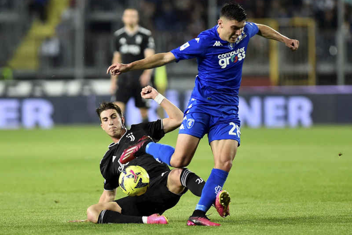 Juventus slump to 4-1 defeat at Empoli after points deduction