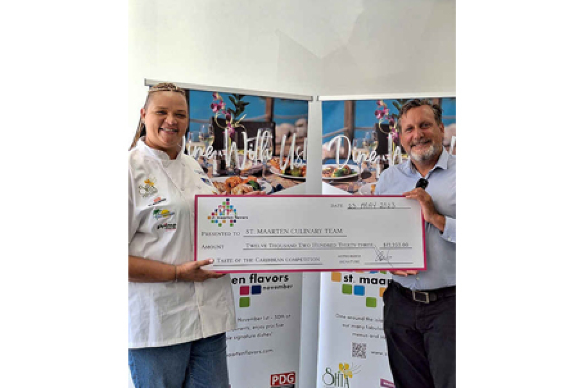 St. Maarten Flavors raises US $12,233  for culinary team to compete in Miami   