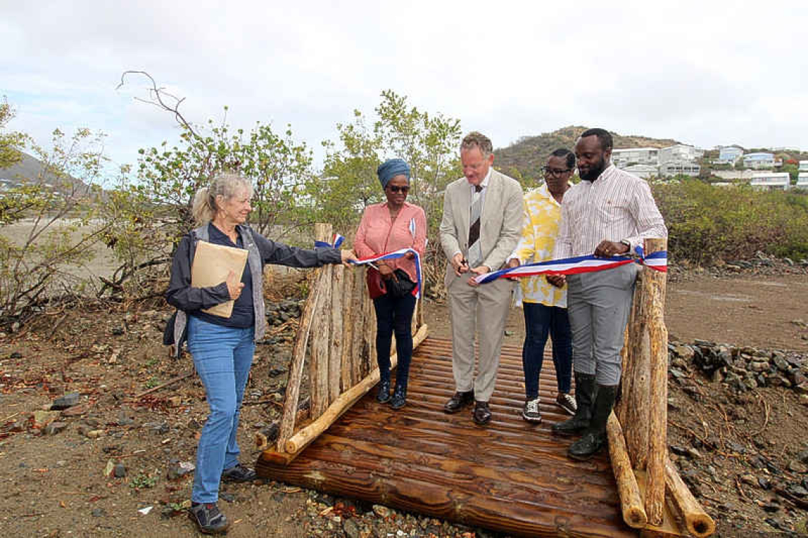 Conservatoire inaugurates  site at L’Étang de Chevrise