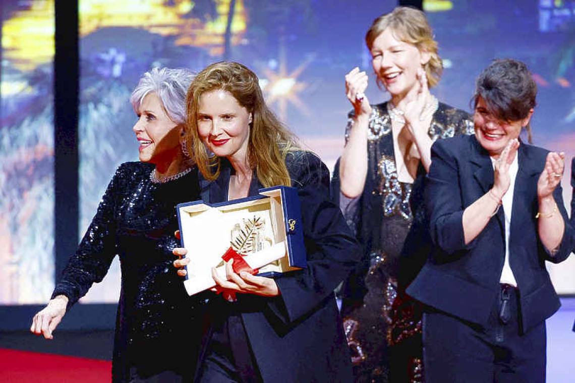 France's Triet becomes third female director to clinch Cannes' top prize 