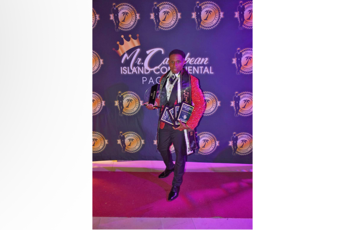 Learie Hall crowned 2023 Mr.  Caribbean Island Continental